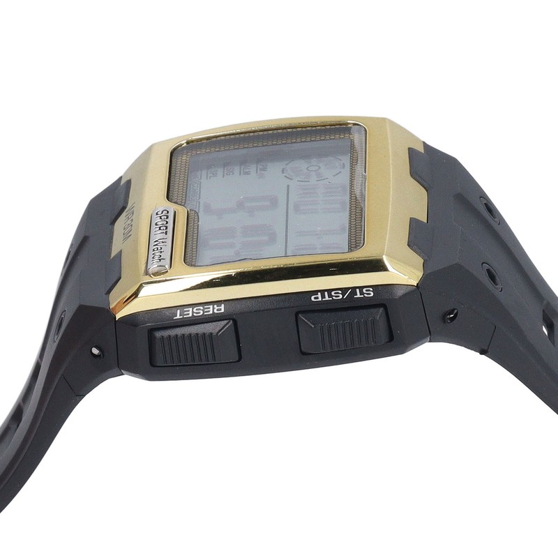 Digital Sport Watch Large Display LED Alarm Clock Shockproof 12/24