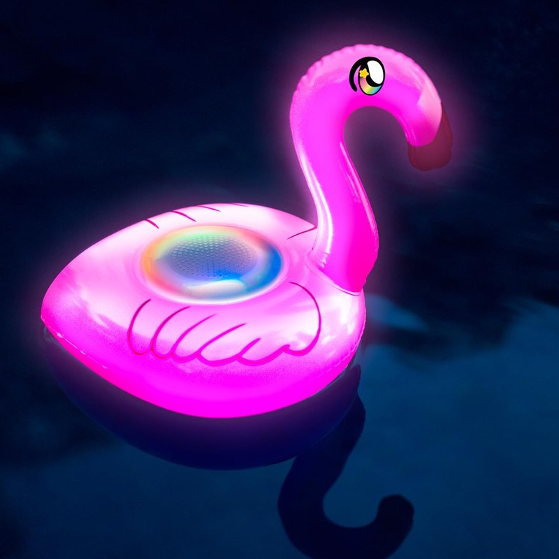 SoundCandy Floating LED Flamingo Speaker with Bluetooth