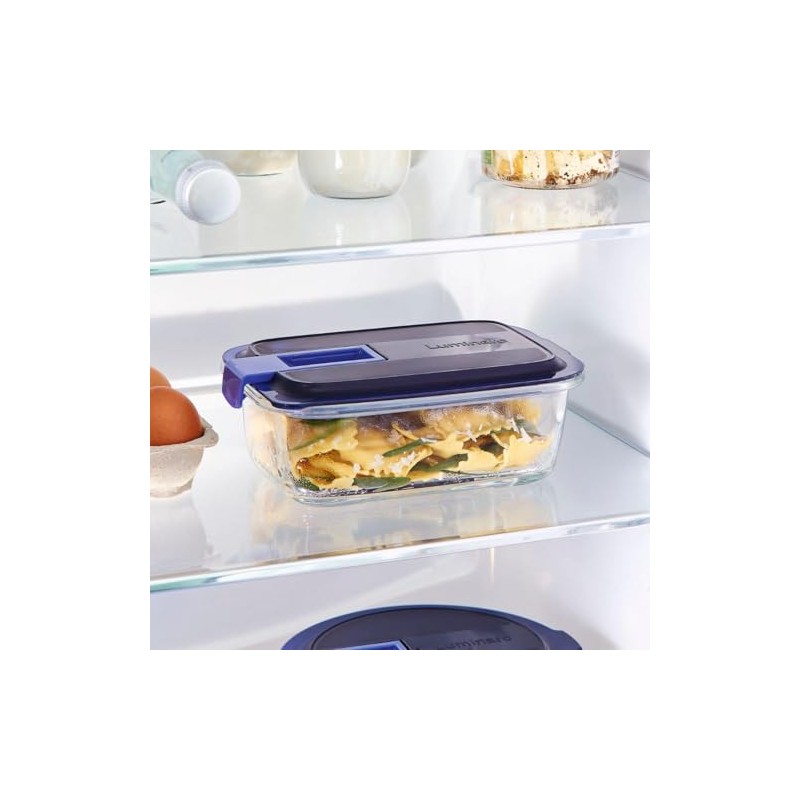 Luminarc 307-5881 Recipiente Hermético de Vidrio para Almacenamiento Alimentos, Modelo