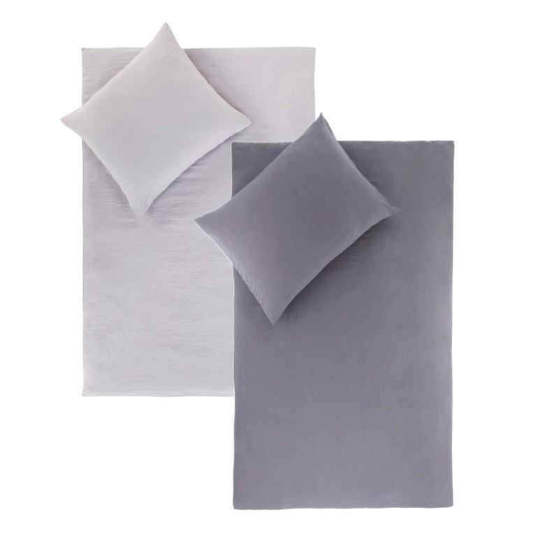 SCHLAFWOHL SILVER • Enzyme Bed Linen 135 x 200 cm