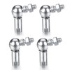 Atoplee Set of 4 L-shaped ball joint rod end bearings,