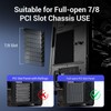 BTBcoin Vertical GPU Mount with PCIE 4.0 Riser Cable 200mm,