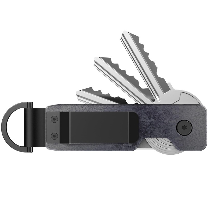 TUXON Key Organizer For Men - Compact Metal Key Holder