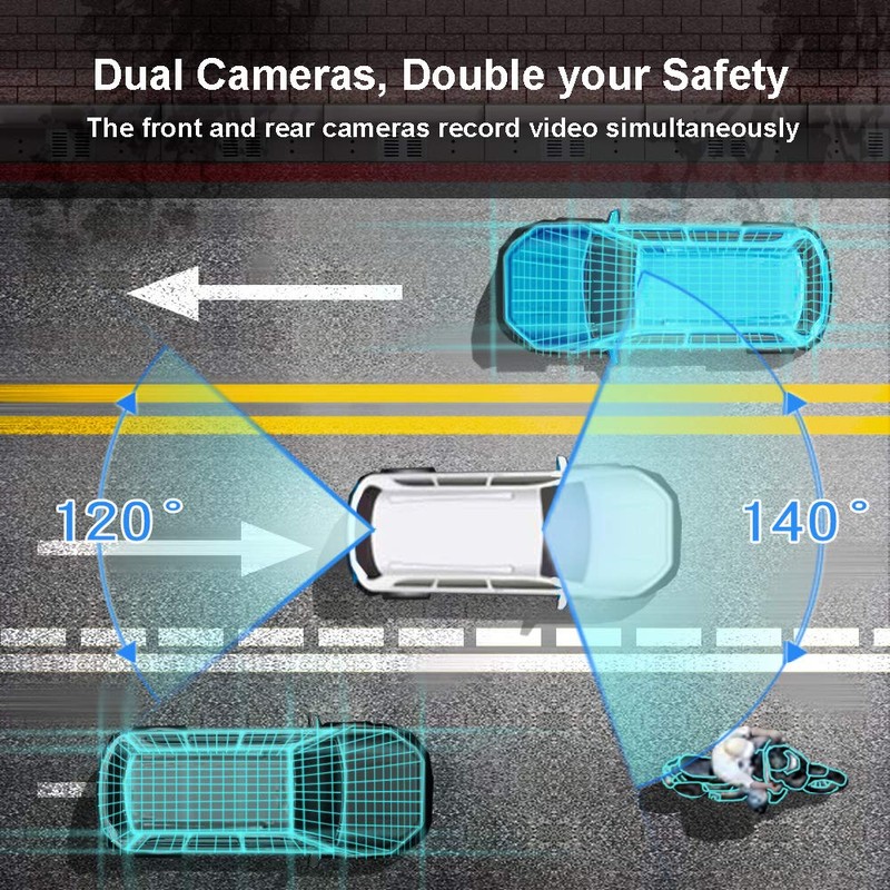 Aokiinn Mirror Dash Cam Backup Streaming Camera AKT-800 | 1080P