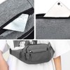 ROUGH FIT Bumbag Waist Bag, Multi-Pocket Fanny Pack 3-Zipper Pockets