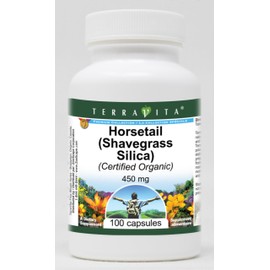 Horsetail (Shavegrass Silica) (Certified Organic) - 450 mg (100 Capsules, ZIN: 518602)
