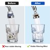Water Filter Tap 360° Rotating WRA-Certified Hard Water Solution, 6x