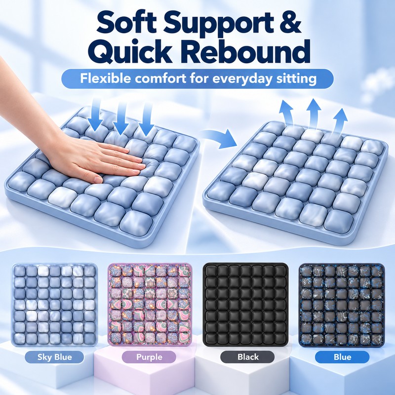Inflatable Air Seat Cushion for Office Chairs & Travel –