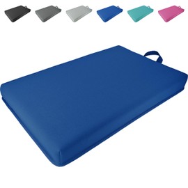 ECODESEO Extra Thick Kneeling Pad, Bath Kneeler Pad, Garden Kneeling Pad for Knee, Water Resistant Soft Memory Foam Cushioning for Workout, Yoga, Bathing, Physical Therapy, Prayer Pillow, Blue