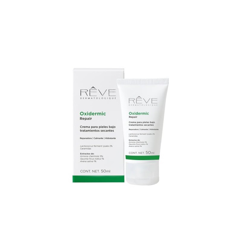 REVE DERMATOLOGIQUE OXIDERMIC REPAIR 50 ML, CREMA PARA PIELES BAJO