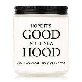 Housewarming Gifts New Home, House Warming Gifts, New Apartment Home Gifts, New House Gifts for Home, Funny Housewarming Candle Gifts,7oz Soy Wax Lavender Scented Candle