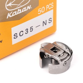 5Pcs Original Japan Koban #SC35-NS #KF221020 Standard Bobbin Case for ZSK TAJIMA BARUDAN Chinese Embroidery Machine L Style 21.2MM