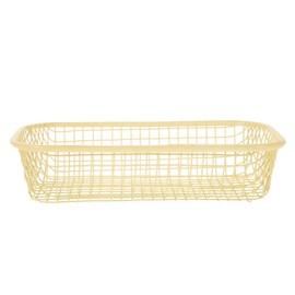 Alipis Small Metal Wire Basket for Organizing Decorative Storage for Kitchen Bathroom Desk Versatile Iron Storage Holder with Elegant Design and Open Mesh