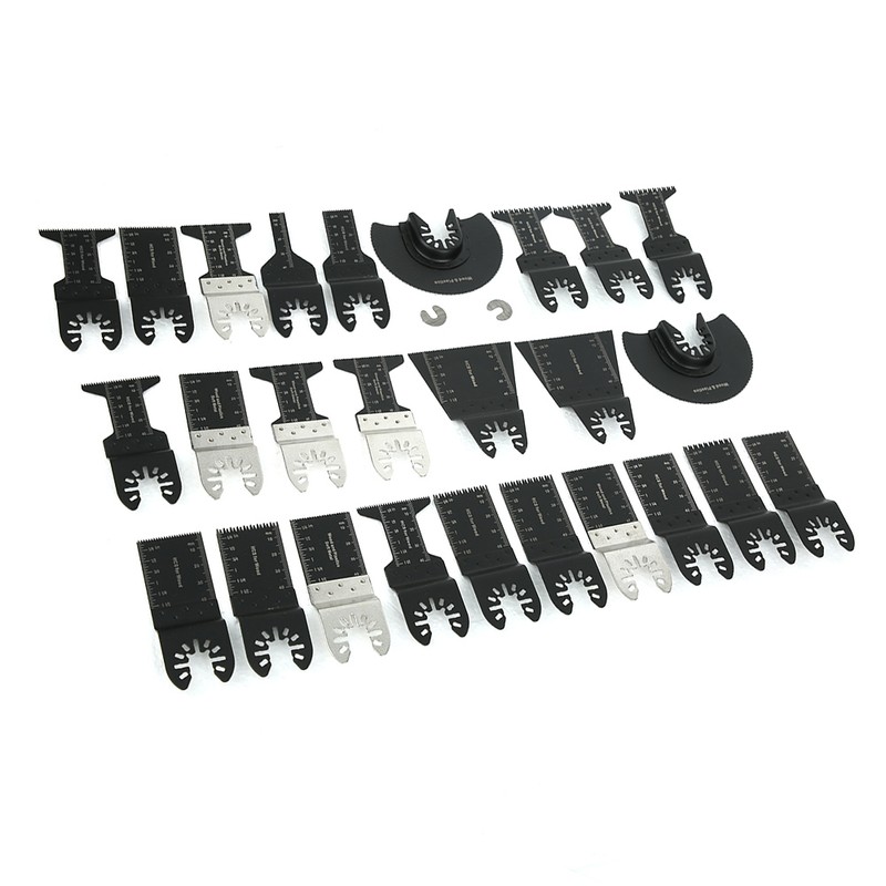 28PCs Oscillating Blade Saw Accessories Woodworking Parts High Carbon Steel