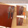 Simaixing Leather Notebook Pen Holder, 2.9 x 2.3 inch, Handmade