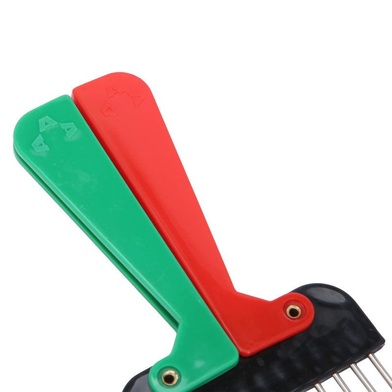 Afro Comb, Metal Hair Combs, Portable Hairdressing Salon Pick Comb