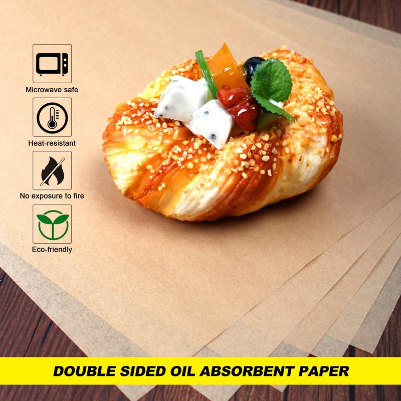 Parchment Paper Sheets for Baking, 100 Pcs Non Stick Baking