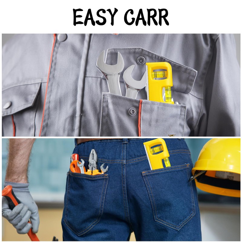 Mini Spirit Level, 2 Pack Magnetic Spirit Level, Compact 10.5