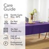 Deconovo Oxford Decorative Water Resistant Tablecloth Wipeable Rectangle Tablecloth for
