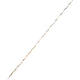 Olgamo - Aguja larga de ojo grande profesional fácil de enhebrar, aguja de coser a mano (10 pulgadas x 2 piezas)