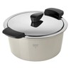 KUHN RIKON Hotpan Serving Casserole Pot, 3 Litre/22 cm, Sand,