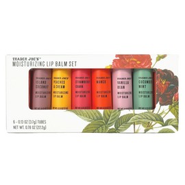 TRADER JOE'S Moisturizing Lip Balm Soothe Dry Lips Set of 6 Flavors Ships Free