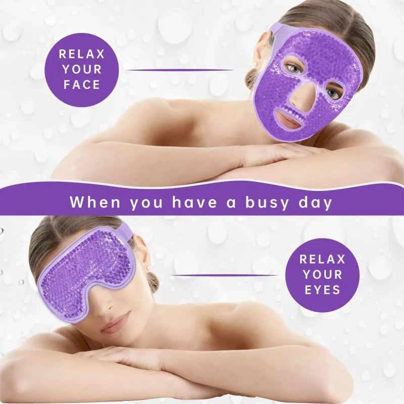 Mascarilla Máscara Dormir Frio Caliente