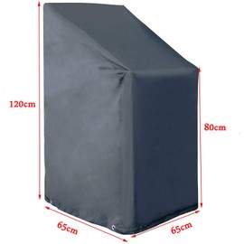 EUGAD Garden Furniture Protective Cover for Chair Garden Chair Fabric Tarpaulin Cover 600D Oxford Waterproof 0054FCZ