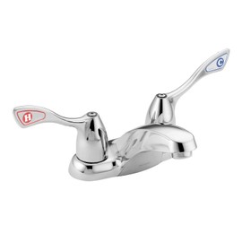 Moen Commercial M-Bition Chrome Two-Handle Centerset Bathroom Faucet 1.5 GPM, 8800
