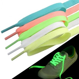 Individual Luminous Shoelaces for Sports & Night Activities Kids Blue Individual GD12863 100ea