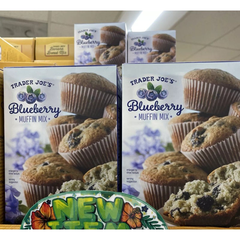 Trader Joe's 2 Packs Trader Joe's Blueberry Muffin Mix 18.1