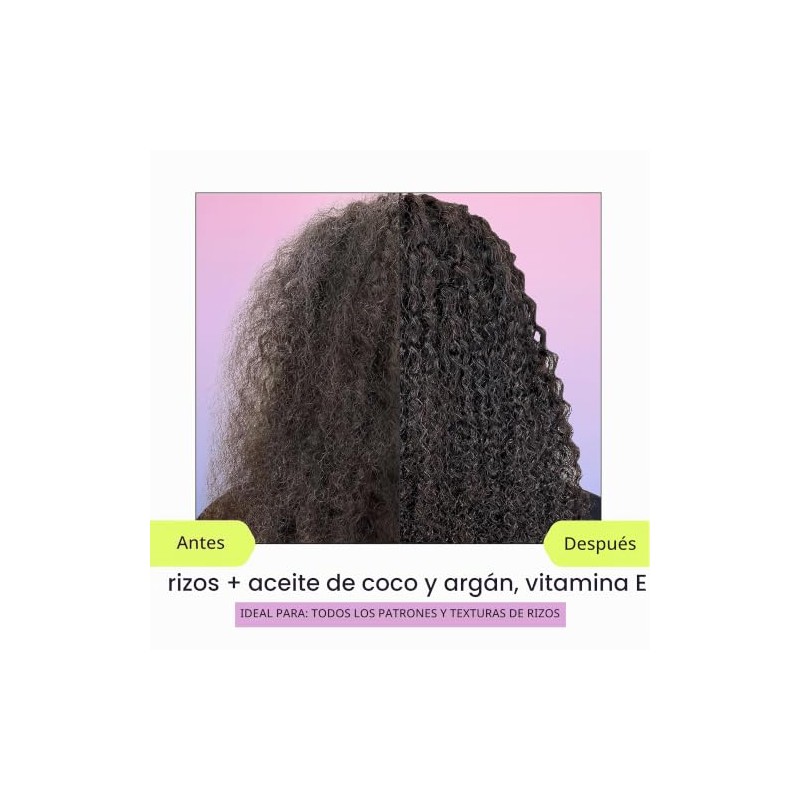 HASK, Curls + Argan Coconut & Vitamin E Oils, Acondicionador,