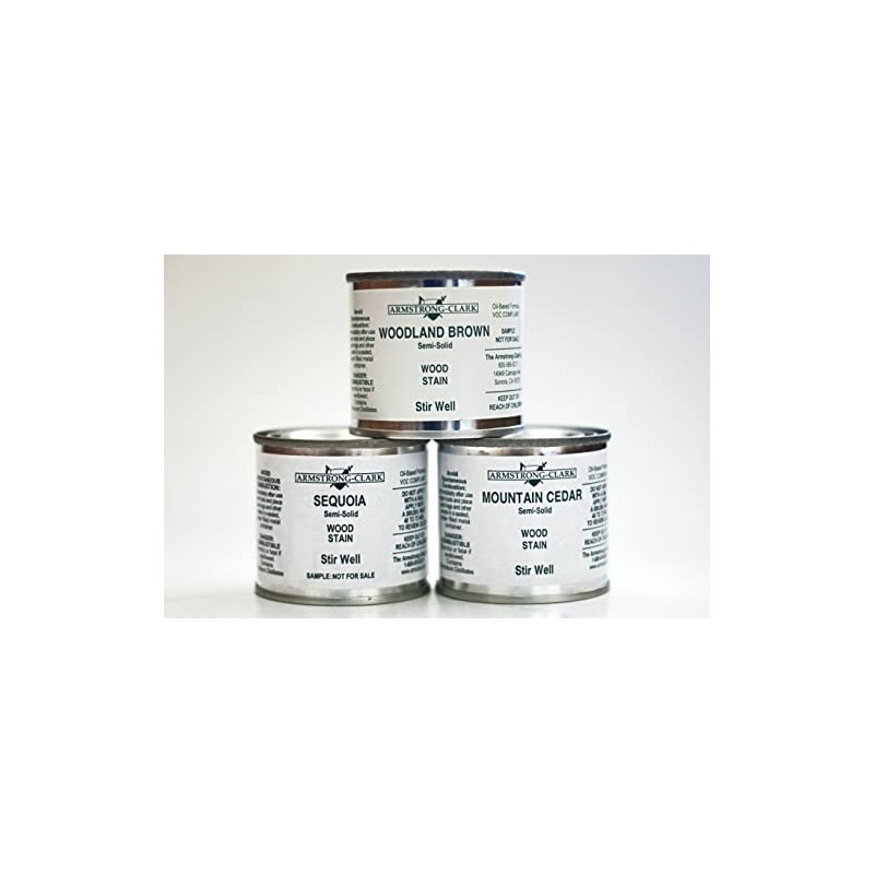 Armstrong-Clark Armstrong Clark Deck & Wood Stain Samples (Semi-Solids: Mountain