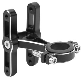 GIYO GY-415 Aluminum Double Bottle Holder Adapter for Handlebar & Post - Fits Most Bikes