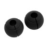 1 Pair of Barbell Dumbbell Curved Bar Grip Round Spherical