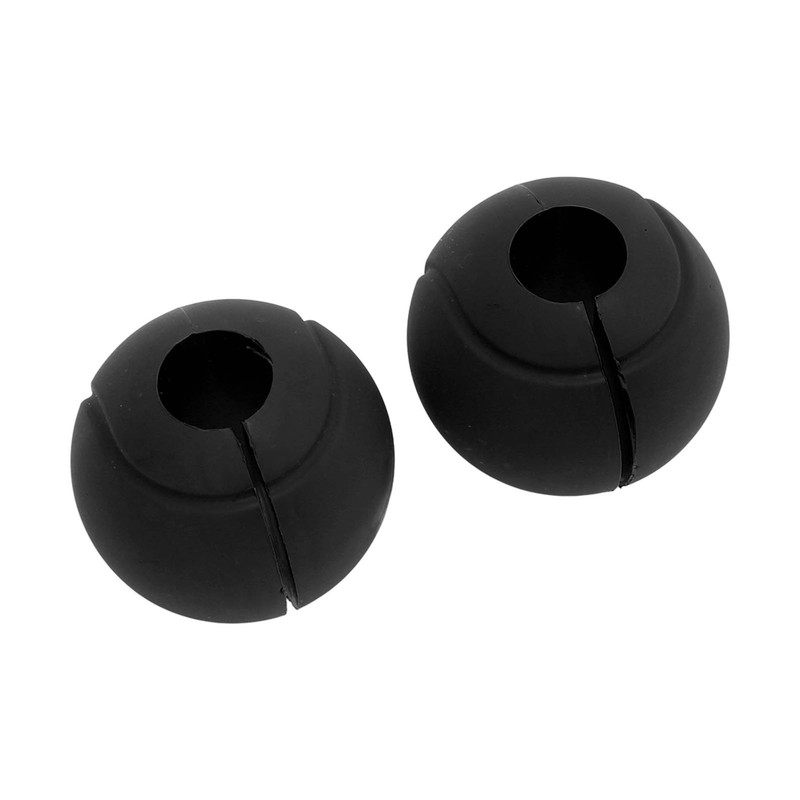 1 Pair of Barbell Dumbbell Curved Bar Grip Round Spherical