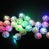 MOVKZACV 10/50Pcs LED Mini Ball Lamps,Individual Wireless Round Mini LED