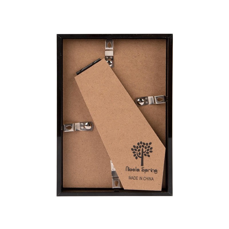 Nicola Spring 1x Black 5 x 7 inch 3D Deep