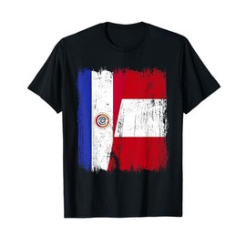 Paraguay Peru Half Flag Paraguayan Peruvian Heritage Jersey T-Shirt