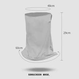 VEVE & MIKI Cooling Mask, Absorbent, Quick Drying, 3D Structure, UV Protection, Sunburn Prevention, Anti-Bacterial, Sweat Absorbent, Quick Drying, 3D Mask, Washable, Sports Mask, Cool, Summer