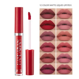 BestLand 3Pcs Matte Liquid Lip Lipstick Set for Women - 24H Transfer-Proof, Moisturizing & Non-Sticky I Warm Nude, Dusty Pink, Soft Coral I Vegan + Cruelty-Free for Daily & Party