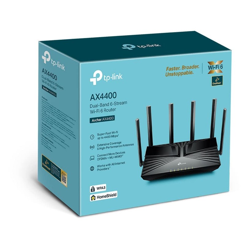 TP-Link AX4400 Mesh Dual Band 6-Stream Router (Renewed)
