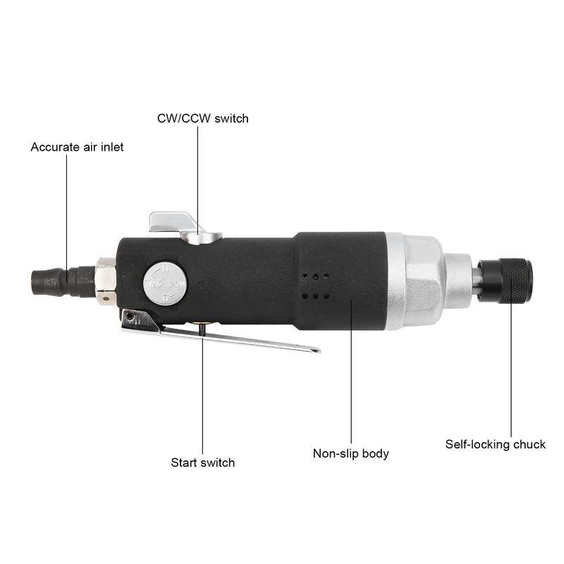 Pneumatic Screwdriver 5H Industrial Grade Straight Handle Assembly Tools YC‑3051Japanese