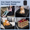 Car Seat Protector, Featuring Latch-Compatible Design with Waterproof Anti-Spill and