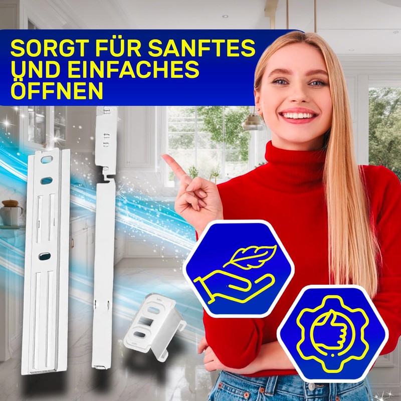 8 Piece Door Assembly Set Tow Hinge Fridge and Freezer