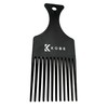 Kobe Professional Afro Comb - Durable Black Fully Plastic Parting