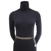 collezione alessandro Kora Simple Chain Link Belt with Coin End,