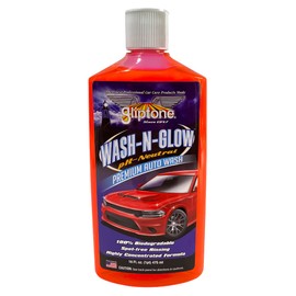 Gliptone Car Wash Soap, Wash-N-Glow pH-Neutral, Non-Spotting Premium Thick Concentrated Washing Solution, 16 Fl Oz
