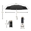 Jzhen Mini Umbrella, Pocket Umbrella, Windproof Sun Protection, Travel Umbrella,