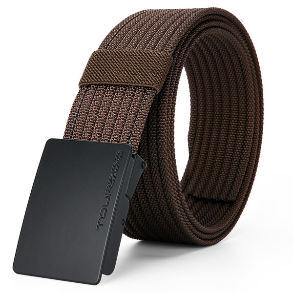 TOURZOO Nylon Military Tactical Belts for Men 1.5" No Holes